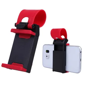 Universal Car Mobile Phone Holder Car Steering Wheel Navigation Stand Telescopic Clip