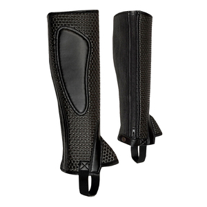 Adjustable Price <b>Half</b> <b>Chaps</b> Premium Quality Leather Waterproof Anti-Bacterial Breathable Seamless Comfortable Lightweight Knee - Product Image 1