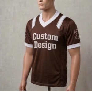 Camiseta Deportiva de Fútbol para Hombre, con Malla, Cuello en V, Impresión de Número Personalizado, Rendimiento Atlético - Product Image 1