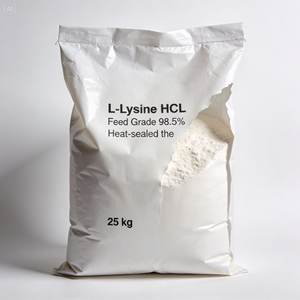 L-Lysine HCL de qualité alimentaire 98,5 % en poudre, additif d'acides aminés pour l'alimentation animale - Product Image 1
