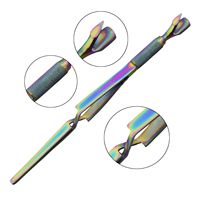 Herramientas de pellizco de uñas de acero inoxidable de alta calidad de 4 piezas al por mayor pinchador de uñas de cutícula multifunción suministros esenciales para uñas