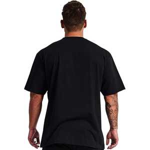 Alta calidad personalizada cualquier color sólido microfibra tripulación Fitness cuello redondeado secado deportivo transpirable hombres nuevo estilo - Product Image 3