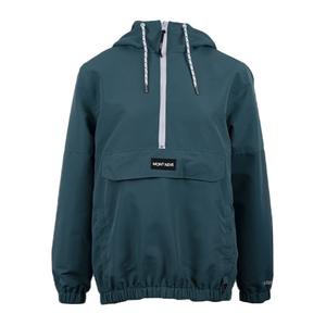 Sweat à capuche coupe-vent à demi fermeture éclair, poche avant de haute qualité, nylon/polyester, printemps personnalisé, imperméable et écologique - Product Image 3