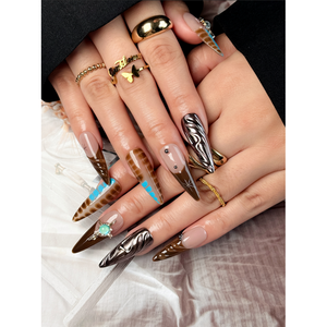 Uñas Postizas Desert Mirage con Diseño Único Mirage para Realzar las Uñas - Product Image 4