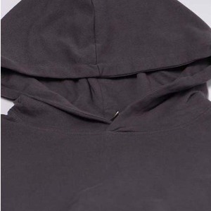 Sweat-shirts pour femmes en tricot léger sur mesure en gros, sweat-shirt à manches longues, crop top, pull à capuche, cordon de serrage, surdimensionné - Product Image 5