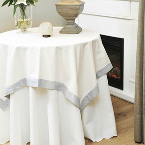 WELL HOME Mesa Redonda con Pedestal, Acabado Sin Barnizar, 90x90x75 cm, para Mesitas de Noche - Product Image 5