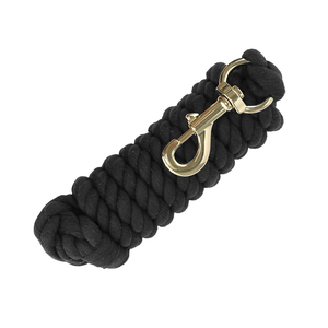 Professional High Quality Nylon Horse Riding Training Lead <b>Rope</b> <b>Black</b> Color with Good Strength Horse Cotton Lead <b>Rope</b> - Product Image 2