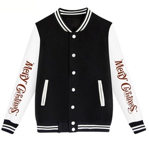 Personalizado nuevos hombres de lana cuerpo mangas de cuero bordado Chenille parches Varsity chaqueta Letterman béisbol Universidad chaqueta para los hombres - Product Image 3