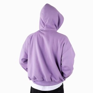 Sweat-shirt à capuche unisexe épais 100% coton personnalisé Streetwear d'hiver Logo avant séchage rapide de haute qualité - Product Image 2