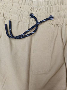 กางเกงผู้ชายไซส์พิเศษวินเทจผ้าแคนวาสแบบถักเบาเอวสูงแห้งเร็วสไตล์ซัก - Product Image 6