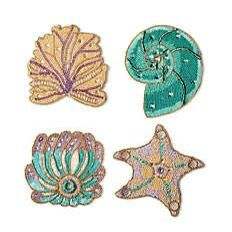 Handwork Beaded Embroidery Ivory Design For <b>Black</b> Tea 4 Set <b>Coaster</b> Fancy Stylish For Beautiful Tea Table Decor Trendy Designer - Product Image 4