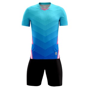 ชุดกีฬา เสื้อเจอร์ซีย์ กางเกงขาสั้น ชุดทีม ชุดฟุตบอลแบบกำหนดเอง แฟชั่น ระบายอากาศ น้ำหนักเบา ชุดวอร์ม ชุดวิ่ง ปากีสถาน - Product Image 1