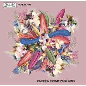 Reyyan İpek yazma รุ่น5ผ้าตกแต่งบ้าน45สี - Product Image 1