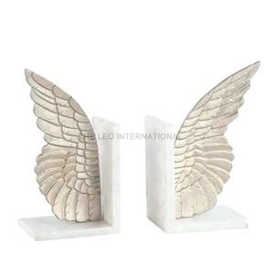 Serre-livres en forme d'oiseau en aluminium et métal moderne style fantaisie utilisé pour la maison et le bureau Serre-livres décoratifs - Product Image 3
