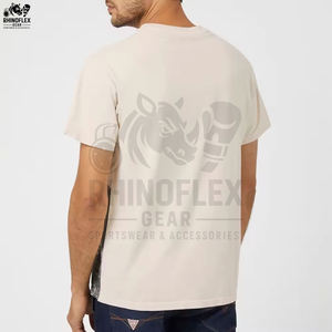 T-shirts personnalisés en sérigraphie pour hommes, vente en gros de t-shirts, t-shirts à col contrastant avec impression numérique en sérigraphie - Product Image 3