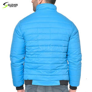 Chaqueta acolchada informal de alta calidad para hombre, Color sólido, resistente al viento, soporte de tela de lona larga, suministro ODM, estilo de invierno, calle principal - Product Image 2