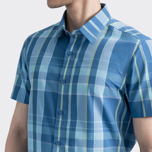 Aristino Chemise rayée décontractée pour homme 50% Bambou 50% Polyester Vêtement teint Hot Seller Top Product-ASS024AZ - Product Image 6