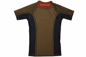 2026 Personnalisé Haute Qualité Homme Rashguard Court de Compression Respirant Lavé par Sublimation UPF50+ Séchage Rapide pour Fitness et Gym - Product Image 5