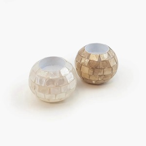 Handcrafted lacquer tea light holders lacquered <b>tealight</b> <b>candle</b> holder dinner table arrangement - Product Image 1