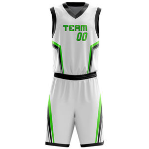 Uniforme de basket-ball de haute qualité fabriqué au Pakistan, produit parmi les dix meilleurs, design personnalisé, manches courtes, uniforme de basket-ball pour hommes à vendre - Product Image 3
