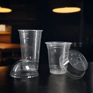QUANG QUAN Vietnam Vente en gros 12/16/20/24oz Gobelets jetables en PET à paroi simple transparents 95mm avec couvercles pour café froid et boissons - Product Image 6