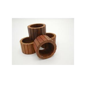 Offre Spéciale Vaisselle Rond de serviette en bois Supports les plus vendus Ronds de serviette en bois Artisanat Porte-serviettes de table - Product Image 4