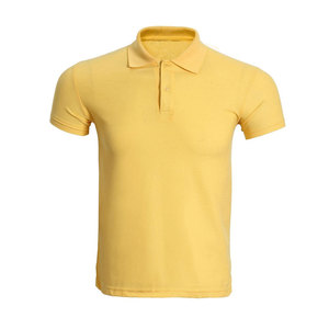 เสื้อโปโลสตรีทแวร์พรีเมียมสำหรับผู้ชาย |   ผ้าปิเก้สีเหลืองพาสเทลแบบทึบ |   เสื้อเบสิคสไตล์ลำลองสำหรับชีวิตในเมือง น้ำหนักเบา ระบายอากาศได้ดี - Product Image 1