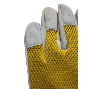 Guantes de montaje de cuero de grano de cabra personalizables de alta calidad antideslizantes para uso diario en exteriores ignífugos para trabajar - Product Image 6