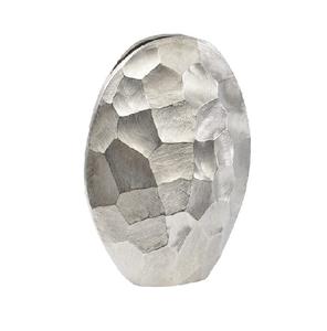 Florero de plata martillada hecho a mano más increíble, maceta de latón de cobre de aluminio de bajo precio, maceta de Metal decorativa para hoteles - Product Image 1