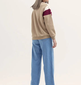 Nouveaux styles de sweat-shirts en molleton de coton, prix d'usine, pour femmes, sweat-shirt professionnel à manches longues pour femmes, logo personnalisé - Product Image 5