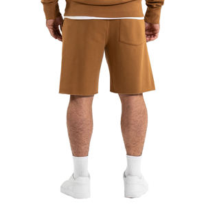 Shorts de survêtement décontractés pour hommes 100% coton, confortables, de haute qualité, respirants, séchage rapide, taille mi-haute, fermeture à cordon, tricot uni - Product Image 4