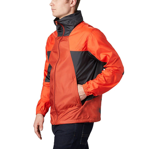 Chaqueta impermeable y transpirable de carcasa dura para hombre, a prueba de viento, impermeable, con cuello con capucha, equipo de exterior de una sola capa con forro - Product Image 2
