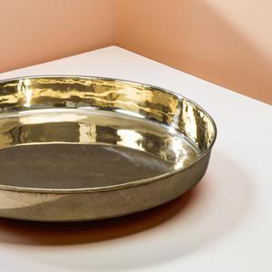 Ensemble d'assiettes en laiton ethnique pour servir des repas Assiettes Thaali traditionnelles durables pour la maison et les fêtes - Product Image 2