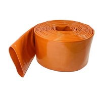 Tuyau d'irrigation en PVC plat anti-UV, durable et respectueux de l'environnement, avec options de couleur personnalisée et de longueur de 50m/100m