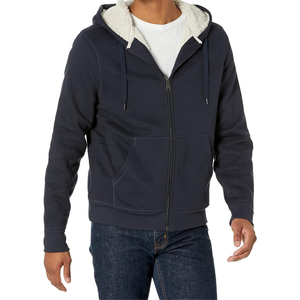 Sudadera con capucha de lana de algodón 100% para hombre más vendida, gran calidad, transpirable, cómoda, HeavyGSM para la temporada de invierno - Product Image 2