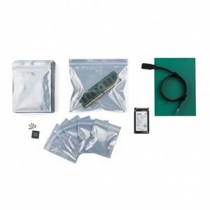 Bolsas de protección antiestática plateadas grises resellables con cierre zip ESD para electrónica, PCB, reacondicionamiento de portátiles y reciclaje. - Product Image 1