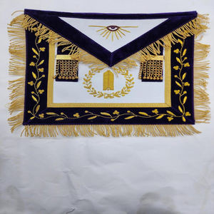 Mandil Masónico de Primera Calidad, Estilo Vintage, Duradero, Cómodo y Ecológico, con Bordado Elegante para Logia - Product Image 1