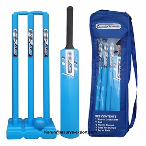 ชุดคริกเก็ตพลาสติกแบบกำหนดเองพร้อมกระเป๋า - Product Image 4