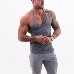 Nouveaux débardeurs en coton pour hommes, décontractés, pour la gym, la musculation, à fines bretelles, coupe ajustée, séchage rapide, écologiques - Product Image 2