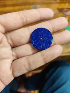 Oeil de tigre naturel vert noir cadran plat 35 MM excellente qualité pierre précieuse en vrac meilleure fabrication de bijoux cadran de montre de forage gratuit AK - Product Image 4