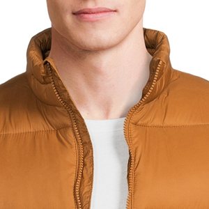 Gilet d'hiver décontracté respirant et confortable de qualité supérieure avec logo personnalisé, fermeture éclair, vente chaude, haute qualité, service OEM pour hommes - Product Image 5