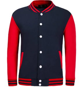 Chaqueta de béisbol bordada personalizada unisex para hombre, abrigo de letras de talla grande con material de invierno de diseño universitario de gran tamaño - Product Image 3