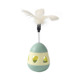 Swing Tumbler Exercise Eco-Friendly Modern <b>Interactive</b> Pet <b>Toys</b> Indoor New Automatic <b>Cat</b> Feather <b>Toys</b> - Product Image 1