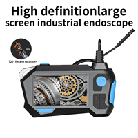 Nouvel Arrivage Endoscope Industriel Rotatif P120 8mm avec Écran, Diamètre du Tuyau de 9mm, Câble Flexible de 5m, Résolution 1280x712
