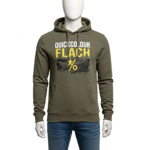 Quick Dry Woven Mens Hoodie Polyester Fabric Flock Print Breathable Casual Sports Training Streetwear <b>Top</b> Mens Hoodie Apparel Pr - Product Image 1