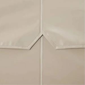 Chubasquero largo nuevo 2025, venta al por mayor, impermeable para hombres, tela Oxford, cortavientos largo para adultos con tira reflectante, chubasqueros largos para hombres - Product Image 5