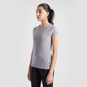T-shirt Aero Wave gris clair en tissu jersey avec décoration logo - Product Image 2