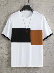 Camiseta de alta calidad 100% algodón color personalizado para hombres camiseta de ajuste regular Stock ropa a granel camiseta - Product Image 6