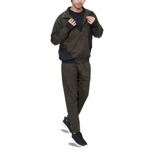 Vêtements d'entraînement Offre Spéciale 2 pièces ensemble hommes vêtements de sport costumes de course hiver chaud polaire Sport survêtement décontracté pour homme