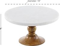 Support à gâteau carré en bois artisanal avec couvercle en dôme, résistant au four, élégant pour la présentation de gâteaux et pâtisseries, décorations pour événements spéciaux, J N Crafts